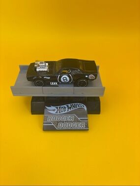 Hot Wheels Rodger Dodger Black Die-Cast Car